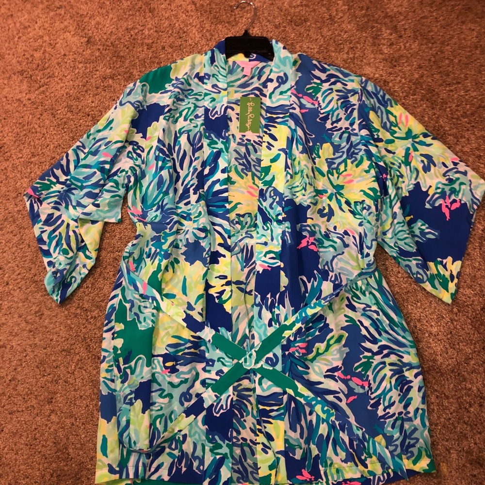 Lilly Pulitzer Silk Kimono